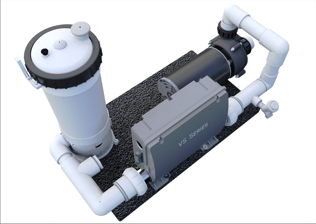Balboa Complete Spa System with 1 HP pump and filter